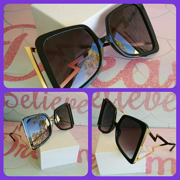 Accessories - new trendy 2019 big frame woman Sunglasses